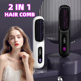 Fast Heating Straightener Brush & Curler