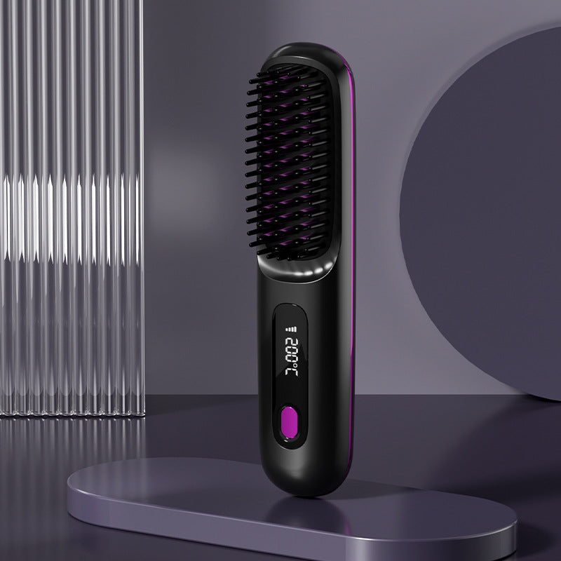 Fast Heating Straightener Brush & Curler